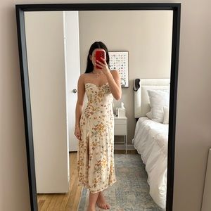 FLORAL MIDI DRESS // REFORMATION